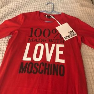 LOVE MOSCHINO T-SHIRT DRESS